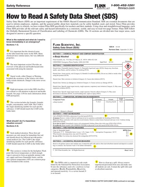 how to read sds page|How to Read & Use an SDS .